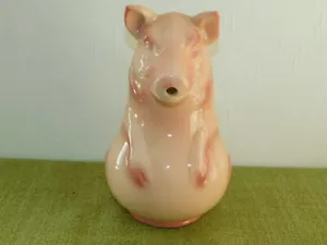 Majolika Wasserkanne Krug in Form eines Schweins sehr Dekorativ! mit Hersteller - Bild 1 von 7