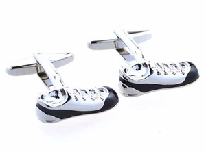 High Quality 3D Football Boots Cufflinks silver Tone Cuff link Sports Ball Boot - Picture 1 of 4