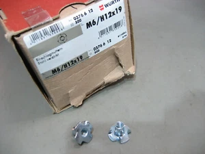 Würth ca. 500 Stück  M6   Einschlagmutter Einschlagmuffe Stahl verzinkt NEU - Bild 1 von 2