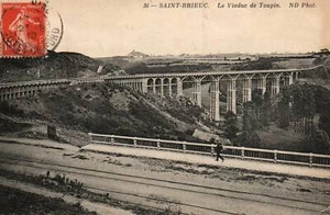 CPA 22 - SAINT-BRIEUC (Côtes d'Armor) - 30. Le Viaduc de Toupin - Picture 1 of 2