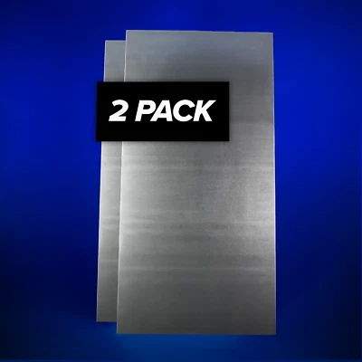 2 Упаковки .062 новый алюминиевый листовой металл 12 x 24 2шт. Алюминиевый плоский приклад 1/16. - Изображение 1 из 2