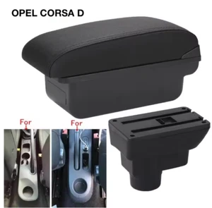 Bracciolo Auto per Opel Corsa D Scatola Portaoggetti Centrale Interno Abitacolo - Imagen 1 de 4