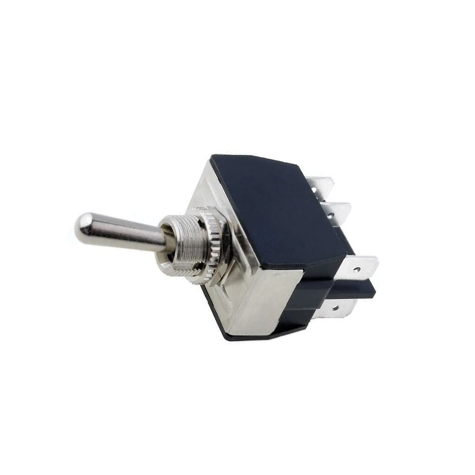 Interruptor C3960BB: Interruptor de palanca Pos: 2 DPDT ENCENDIDO 10A/250VAC 100mΩ BULGIN Foto 1 de 1