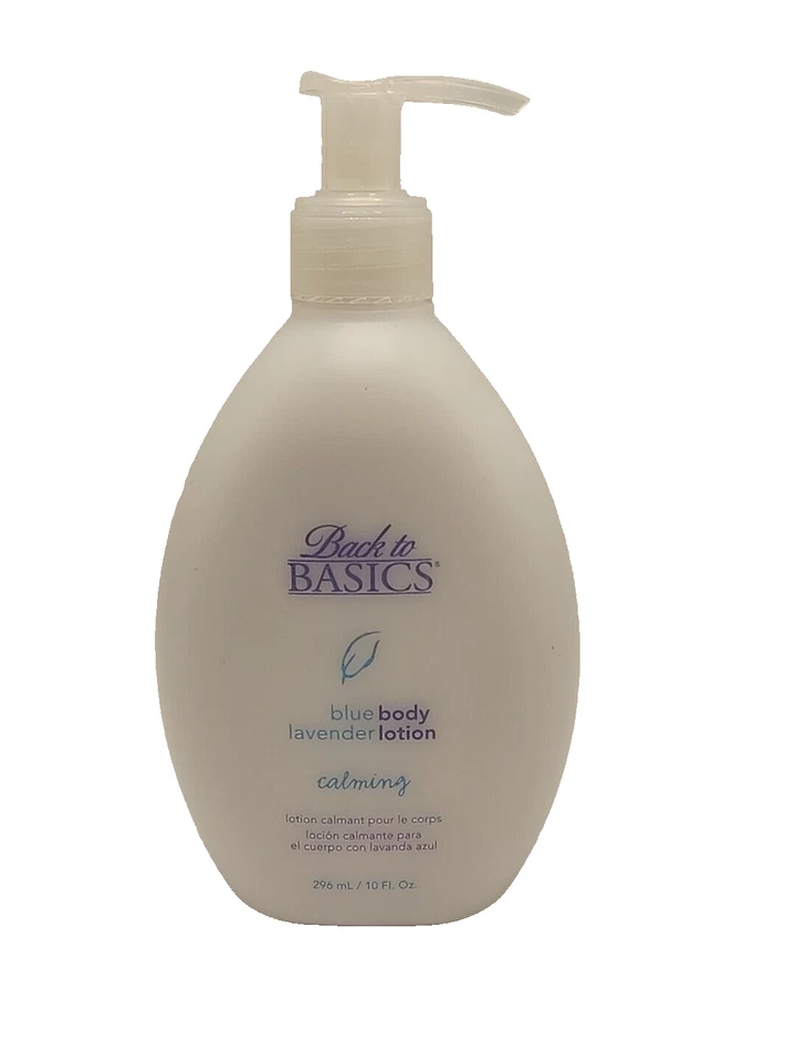 Back To Basics Blue Body Lavender Lotion Calming 10 oz Graham Webb - Image 1 of 2