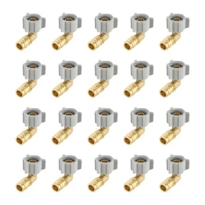 20 PCS EFIELD Pex-A Expansion Brass Fittings 1/2" Female Swivel Elbow , No Lead - Picture 1 of 4