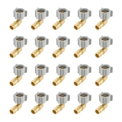 20 PCS EFIELD Pex-A Expansion Brass Fittings 1/2" Female Swivel Elbow , No Lead