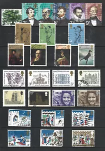 GREAT BRITAIN Q.E.II 1973 FINE USED COLLECTION IN SETS COMPLETE FOR THE YEAR - Bild 1 von 1