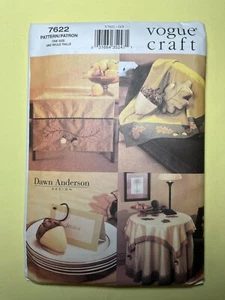 Vogue Craft Sewing Pattern 7622 Harvest Decorations FF UNCUT - Picture 1 of 2
