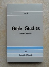 Estudo Da Bíblia: Joshua-Nehemiah ~ R L Whiteside Igreja de Cristo ~ como Novo!