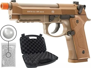 Umarex Beretta M9A3 CO2 Blowback Airsoft Pistol with Hard Case and BBs Bundle - Picture 1 of 6