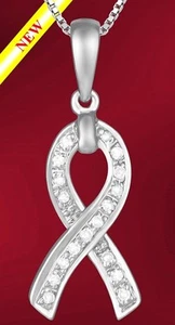 "BANDBEWUSSTSEIN" ANHÄNGER CHARM 14K WEISSGOLD & DIAMANTEN (050) - Bild 1 von 1