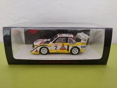 Audi Sport Quattro S1 E2 HB Rohrl-Geistdorfer Montecarlo 1986 1/43 Spark S5190 - Immagine 1 di 3