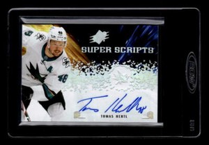 2021-22 SPx Superscripts #SSHE Tomas Hertl D Auto - EXACT SCAN