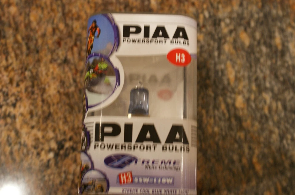 PIAA Powersports  Halogen 70325 head light bulb H3 55w=110w cool blue - Image 1 of 4
