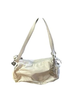 Vintage Etienne Aigner Cream Beige Woven Shoulder Bag Handbag Purse - Picture 1 of 10