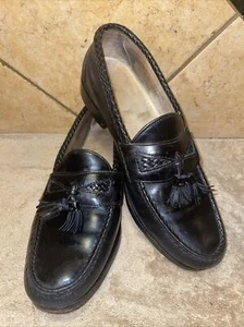 Allen Edmonds Maxfield Black Leather Loafers Shoes sz 10 D FREE SHIPPING - Picture 1 of 6