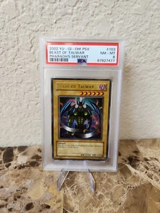2002 Yu-Gi-Oh! PSV-103 Beast of Talwar PSA 8 NM-MT psv Pharaoh's Servant - Picture 1 of 3