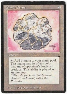 MTG  -  The Dark  -  Fellwar Stone  MP  -  Uncommon Artifact from 1994! - Image 1 of 2