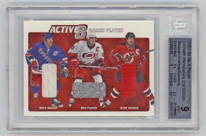 2001-02 ITG Ultimate Triple Jersey Mark Messier, Ron Francis, Scott Stevens #/30 - Picture 1 of 2