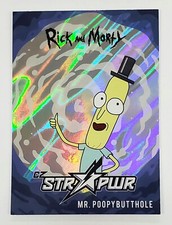 2019 Cryptozoic Rick and Morty Season 2 Blue CZ STR PWR SP7 Mr. Poopybutthole