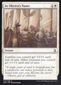 IN OKETRA'S NAME 019/269 AMONKHET MTG MAGIC NM - Bild 1 von 1