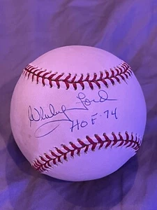 Whitey Ford Signed / Autographed Official American League Baseball Tristar Cert - Picture 1 of 5