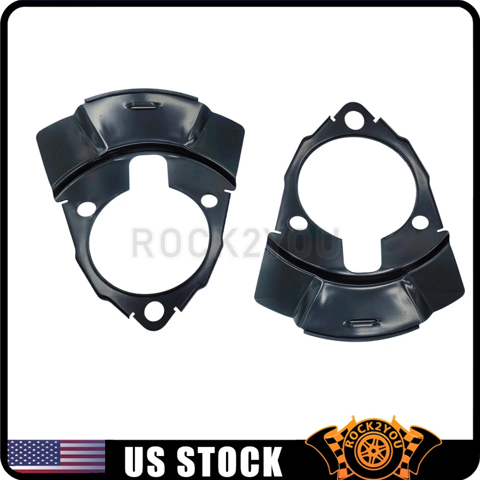Pair 2 Brake Dust Shields For 1999-07 Chevrolet Silverado C1500 Cadillac GMC - Imagem 1 de 4