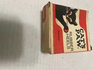 VTG CATS PAW RUBBER HEELS TWIN GRIP CATABOND WHOLE NEUT 16-17. - Picture 1 of 4