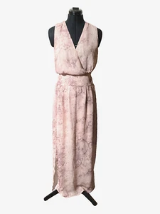 Silvian Heach Dress Women Maxi Small Beige Summer Casual Long Size XS - Picture 1 of 15