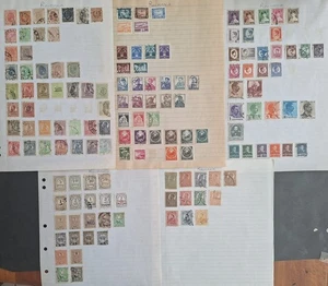 SCARCE 1870s- Romania large lot of postage stamps Mint/ used - Picture 1 of 9