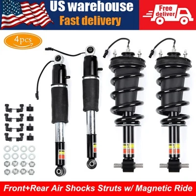 4x Front Rear Shock Struts w/MagneRide For Cadillac Escalade Tahoe GMC 2007-2020 Foto 1 de 4