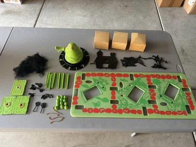 Vintage 1965 Transogram Green Ghost Game Luminous Mostly Complete Original Box - Image 1 of 4