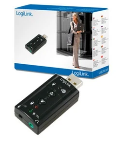 5x Soundkarte USB LogiLink 7.1 Surround Sound Effekte - Bild 1 von 1
