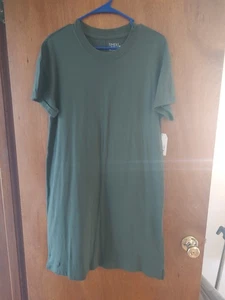 Damen T-Shirt Kleid M 8-10 Armeegrün - Bild 1 von 7