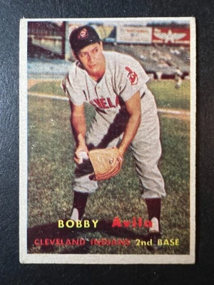 1957 Topps Bobby Avila #195 - 50 % de descuento 5 o más menos de $5 Foto 1 de 2