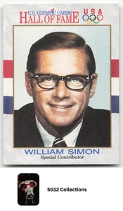 1991 Impel U.S. Olympic Hall of Fame #80 William Simon USA - Bild 1 von 2
