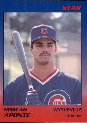 Newlan Aponte 1989 Star Wytheville Cubs #1 RC Wytheville Cubs *AutographDen* - Image 1 of 2