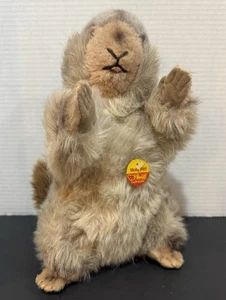 Vintage Steiff Molly Piff Murmeltier Murmeltier 12 Zoll Plüschtier Stofftier - Bild 1 von 8
