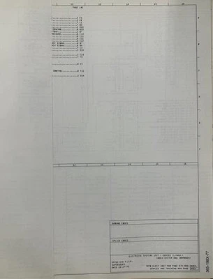 1977 Ford L-TRUCK Diagrama L800 L900 L8000 L9000 LT800 880 900 8000 LT9000 - Imagen 1 de 4