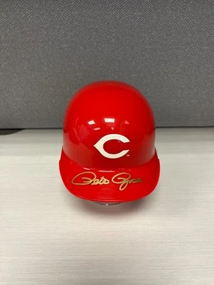 Pete Rose Signed Cincinnati Reds Riddell Mini Batting Helmet – Hit King (JSA) - Image 1 of 4