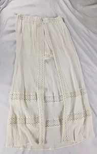 NO BOUNDARIES XXL Boho Split-Leg Overlay Skirt Pants w/ Shorts Liner Croch - Picture 1 of 16