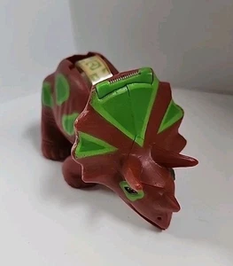 1995 Schreibtisch-Dinos Triceratops Klebebandspender Busy Buddies Vintage Dinosaurier Büro - Bild 1 von 10