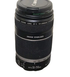 Canon EF-S 55-250mm F/4-5.6 IS Telephoto Zoom Lens - Picture 1 of 9