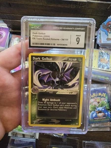 CGC 9 Mint - Dark Golbat 34/109 EX Team Rocket Returns Pokémon Trading Card Game - Picture 1 of 2