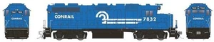 Rapido 38528 HO EMD GP38 Low Nose - Sound and DCC Conrail #7853 (blue, white) - Picture 1 of 1