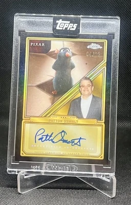 2025 Topps Disney Mint Patton Oswalt as Remy Encased Black Autograph #04/10  - Image 1 of 2