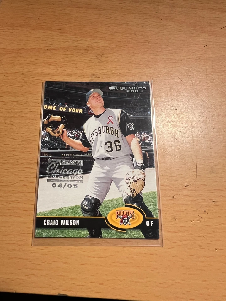 2003 DONRUSS МАРТА ЧИКАГО КОЛЛЕКЦИИ SSP #4/5 КРЕЙГ УИЛСОН - Изображение 1 из 1