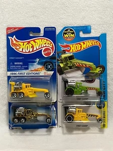 HOT WHEELS Lot of 4 STREET CLEAVER Variations in Years 1996, 2009, 2015, 2016 - Picture 1 of 5