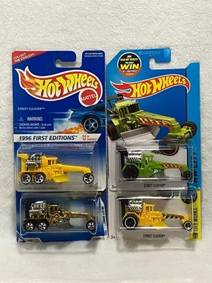 HOT WHEELS Lot of 4 STREET CLEAVER Variations in Years 1996, 2009, 2015, 2016 - Image 1 of 4
