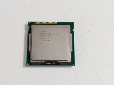 Intel Pentium G860 3 GHz 5 GT/s LGA 1155 Desktop CPU Processor SR058 - Image 1 of 2